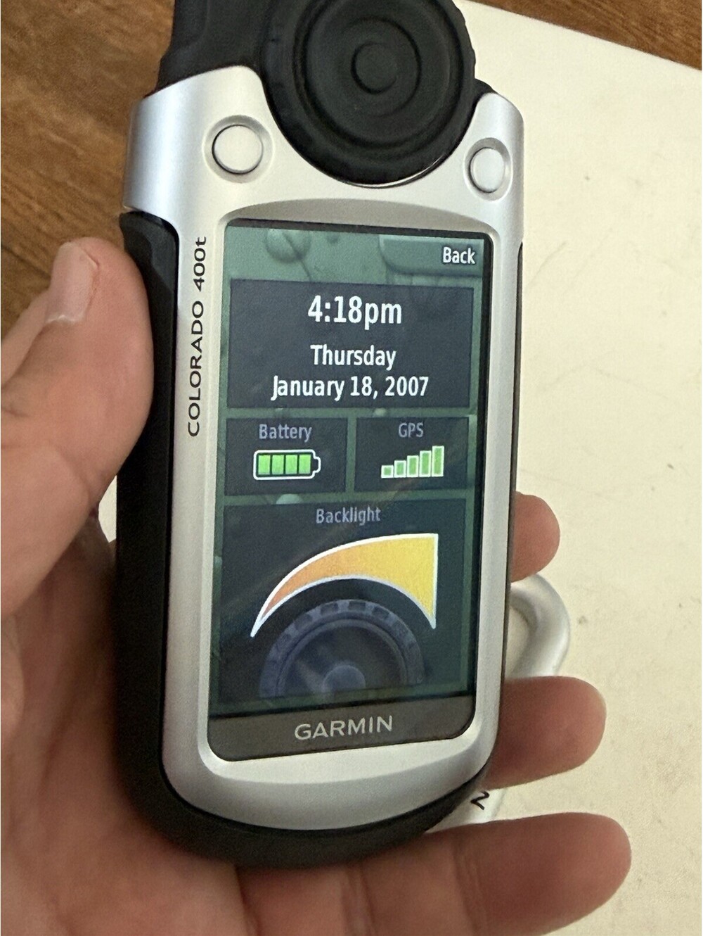 Garmin Colorado 400t Handheld GPS Navigator Working